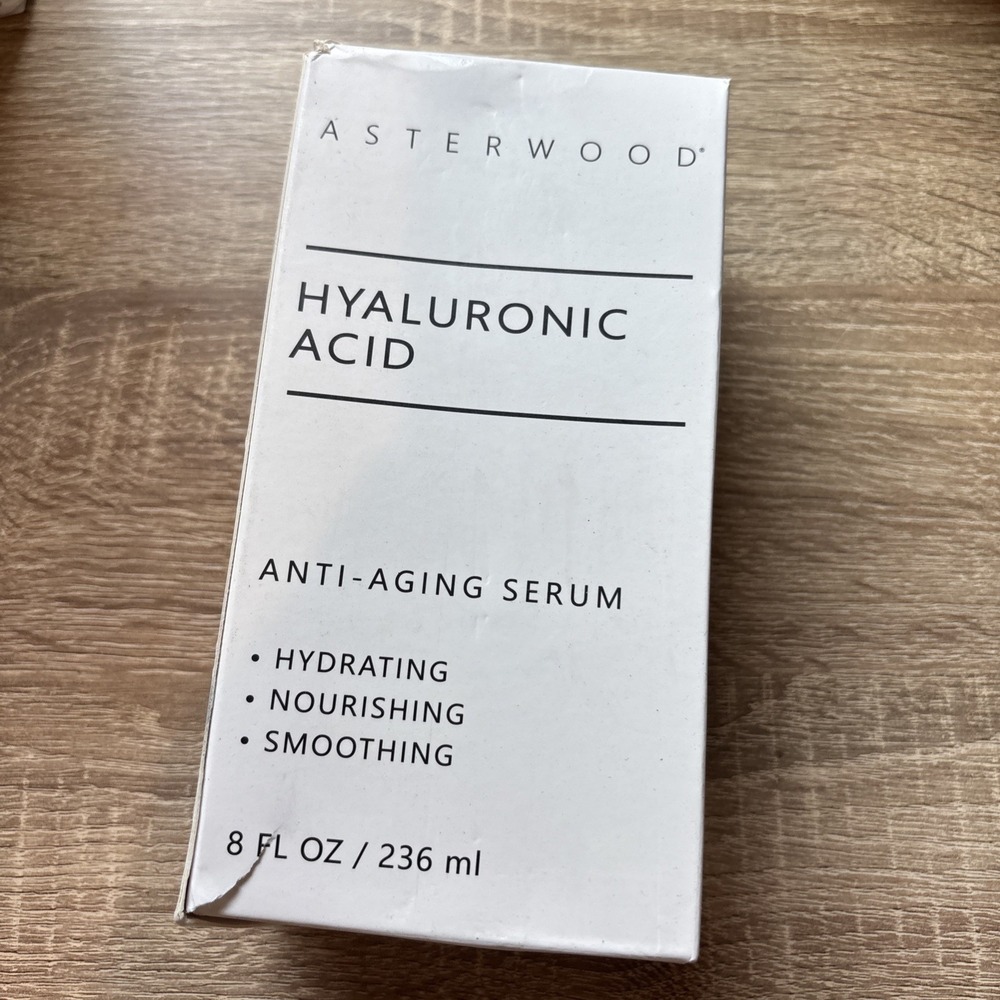 Asterwood HYALURONIC ACID Anti-Aging Serum SEALED 8OZ Nourishing Restorative - Picture 1 of 4